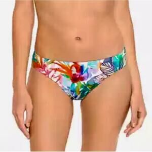 2/$30 NWT Lauren Ralph Lauren Tropical Swim Bikini Bottoms Floral Hipster Sz 14